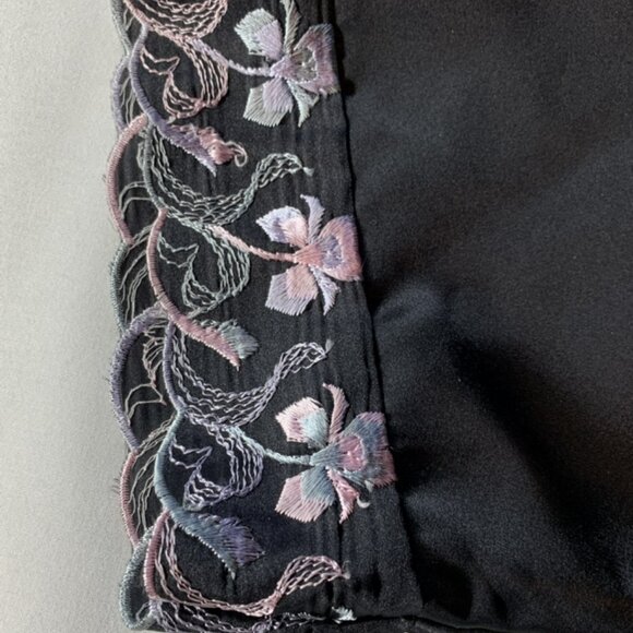 Vintage Shirley of Hollywood Satin Robe One Size - Picture 9 of 10